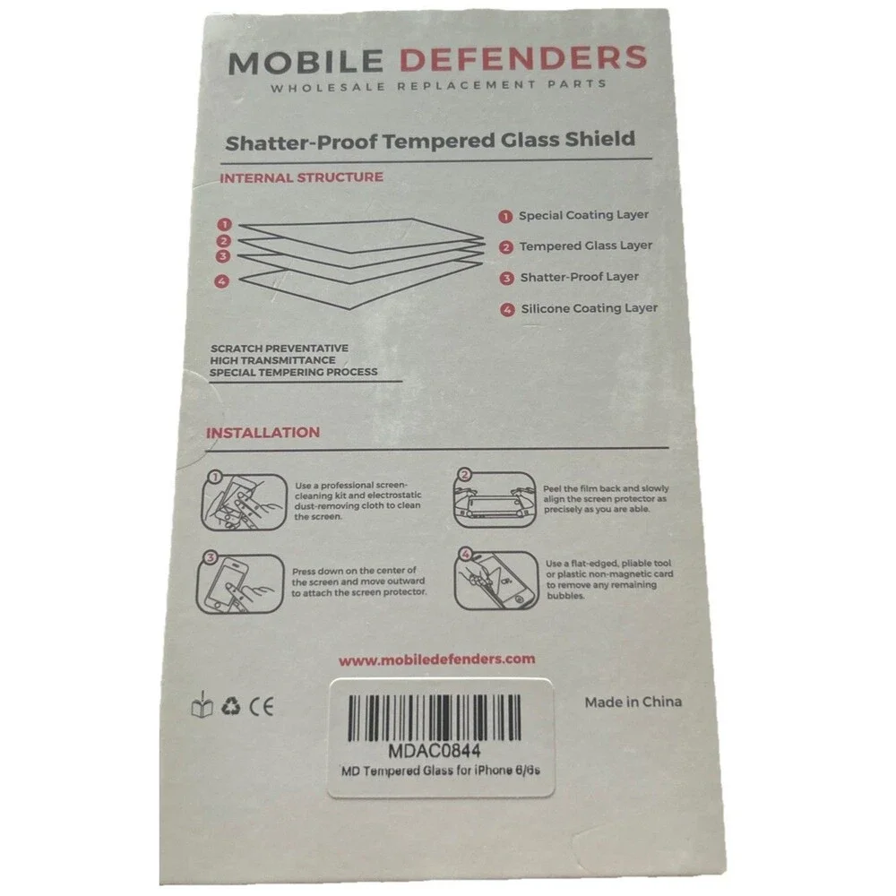 Tempered Glass Screen Protector iPhone 6/6s *as is*
